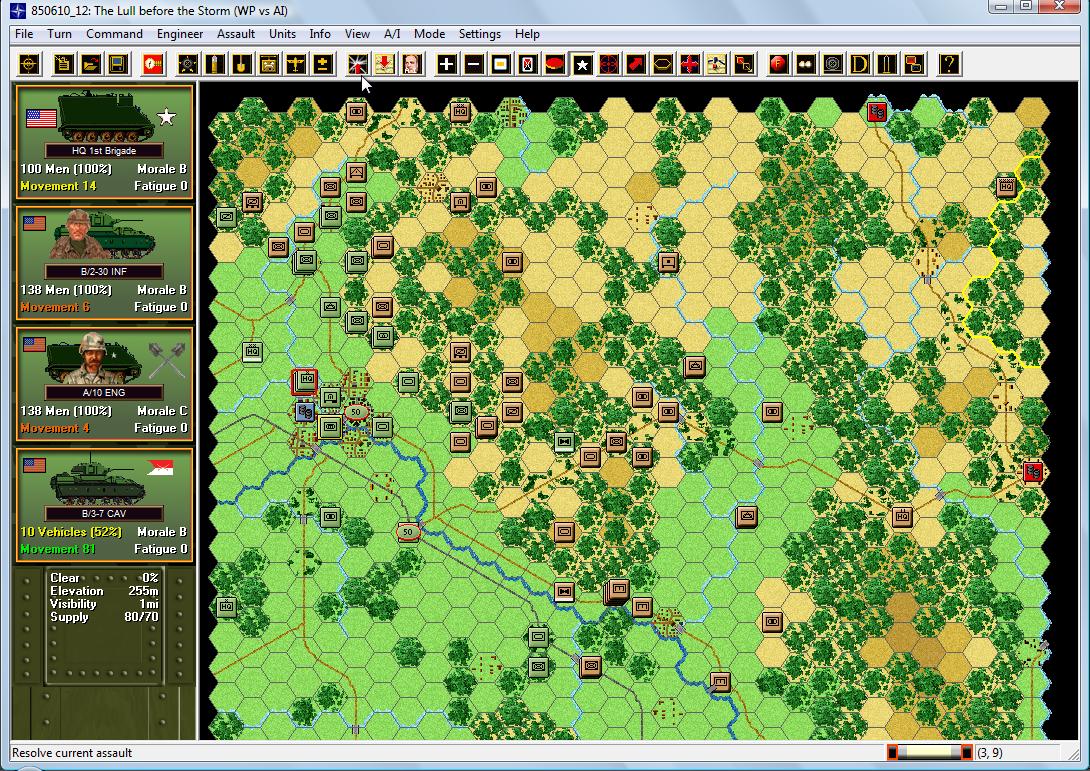 Скриншот из игры Modern Campaigns: DANUBE FRONT '85 - 5