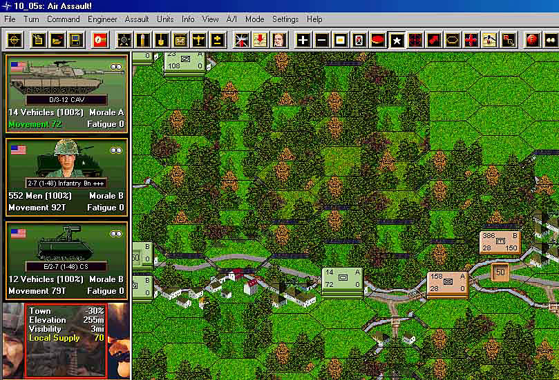Скриншот из игры Modern Campaigns: Fulda Gap '85 - 8