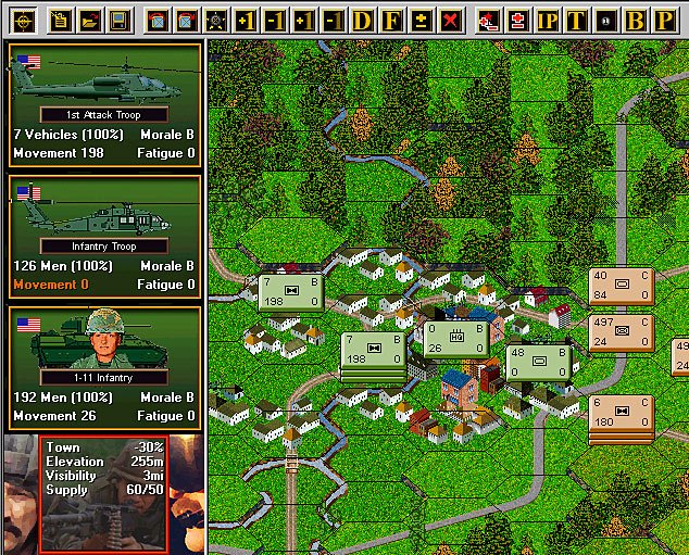 Скриншот из игры Modern Campaigns: Fulda Gap '85 - 6