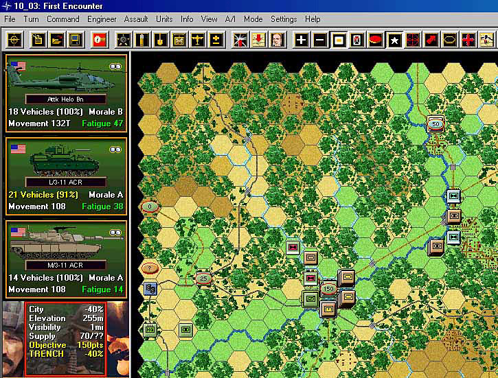 Скриншот из игры Modern Campaigns: Fulda Gap '85 - 5