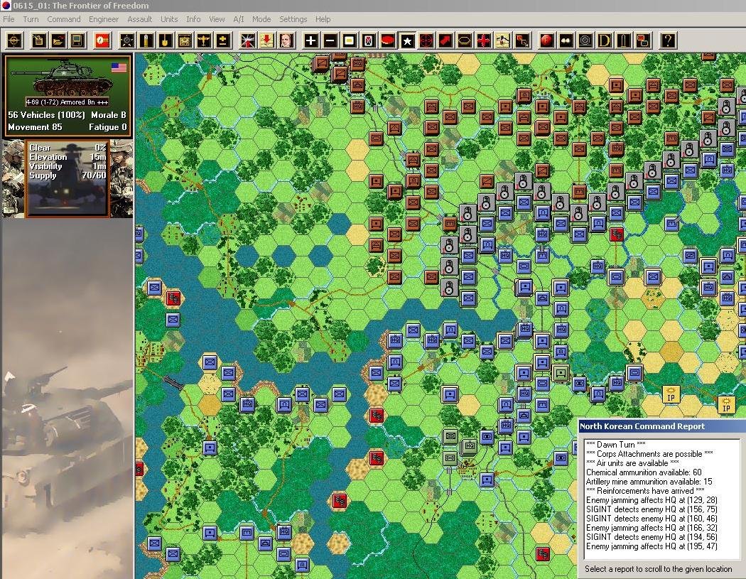 Скриншот из игры Modern Campaigns: KOREA '85 - 1
