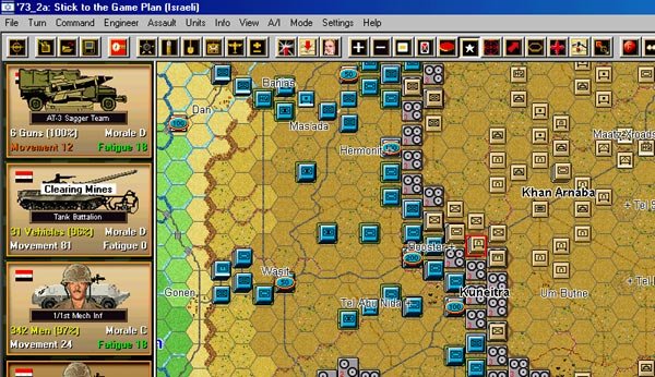 Скриншот из игры Modern Campaigns: MID EAST '67 - 1