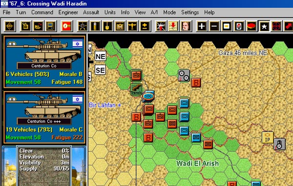 Скриншот из игры Modern Campaigns: MID EAST '67 - 4