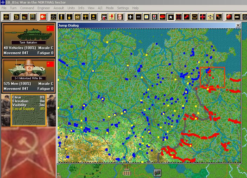Скриншот из игры Modern Campaigns: NORTH GERMAN PLAIN '85 - 1