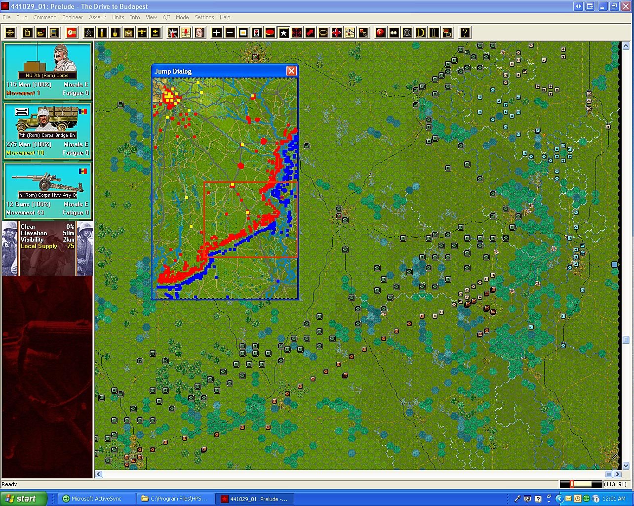 Скриншот из игры Panzer Campaigns: Budapest '45 - 6