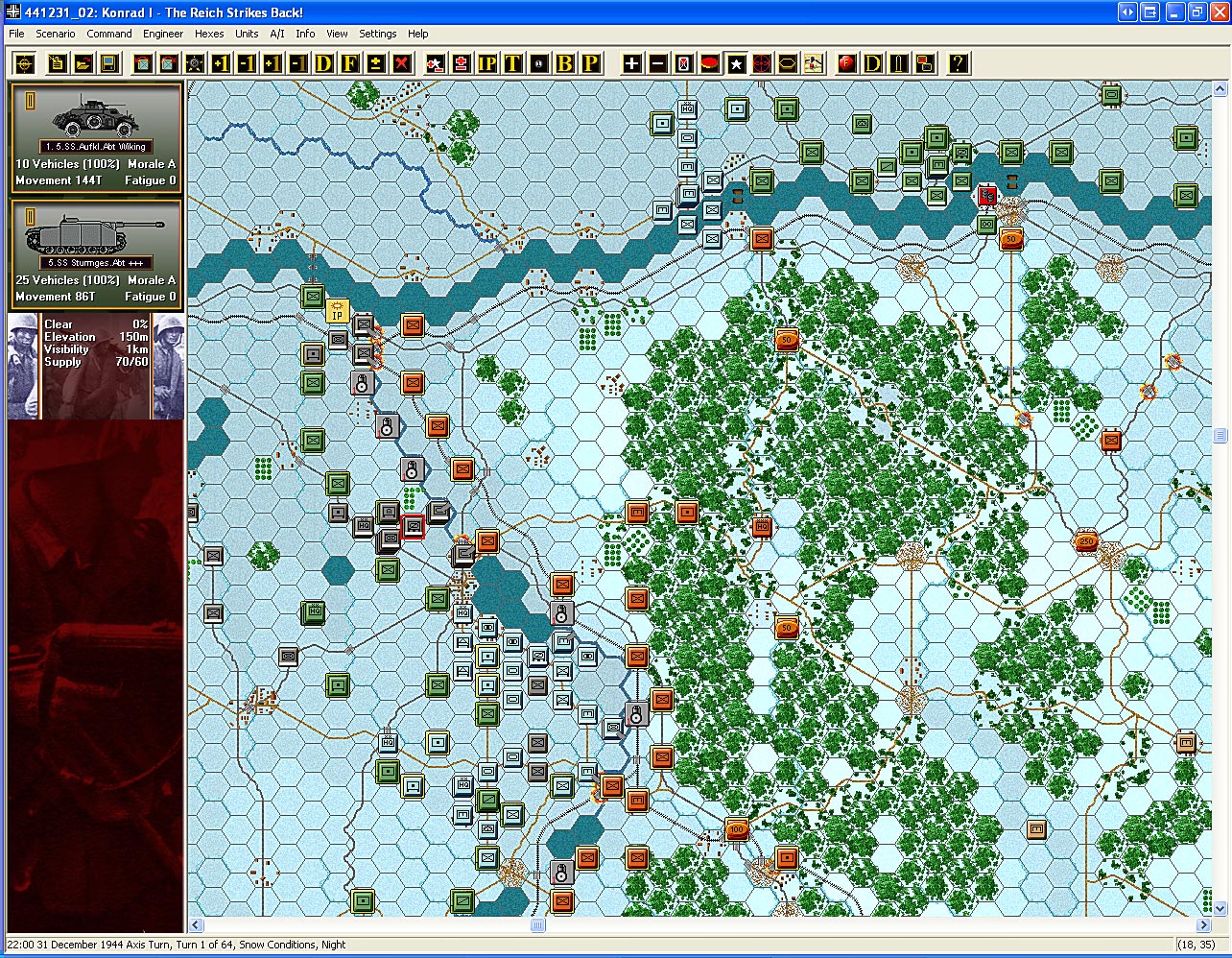 Скриншот из игры Panzer Campaigns: Budapest '45 - 4