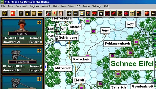 Скриншот из игры Panzer Campaigns: Bulge '44 - 2