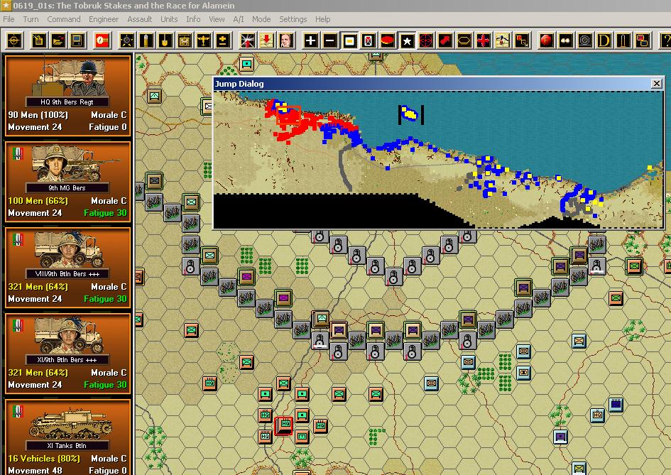 Скриншот из игры Panzer Campaigns: El Alamein '42 - 2