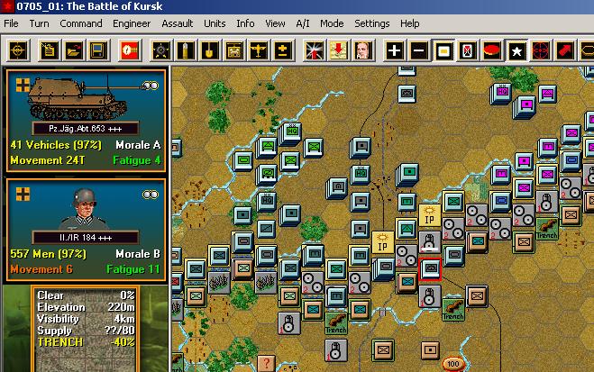 Скриншот из игры Panzer Campaigns: Kursk '43 - 4