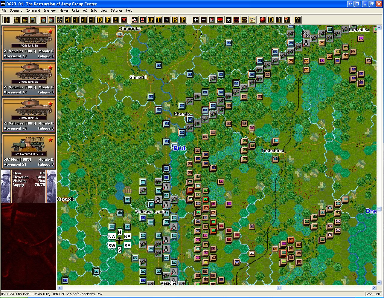 Скриншот из игры Panzer Campaigns: Minsk '44 - 1