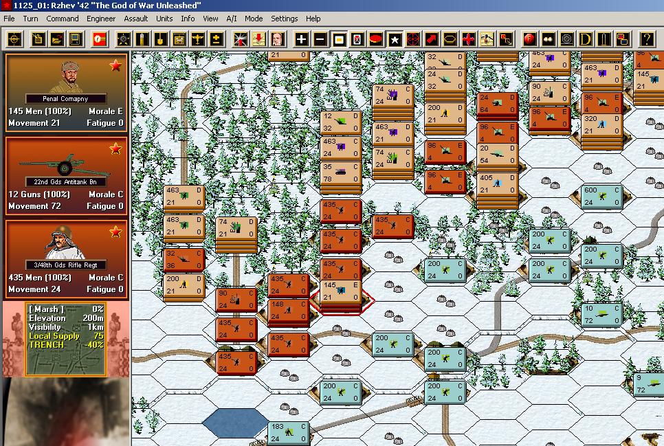 Скриншот из игры Panzer Campaigns: Rzhev '42 - 2