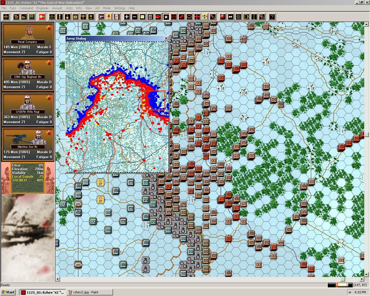 Скриншот из игры Panzer Campaigns: Rzhev '42 - 3