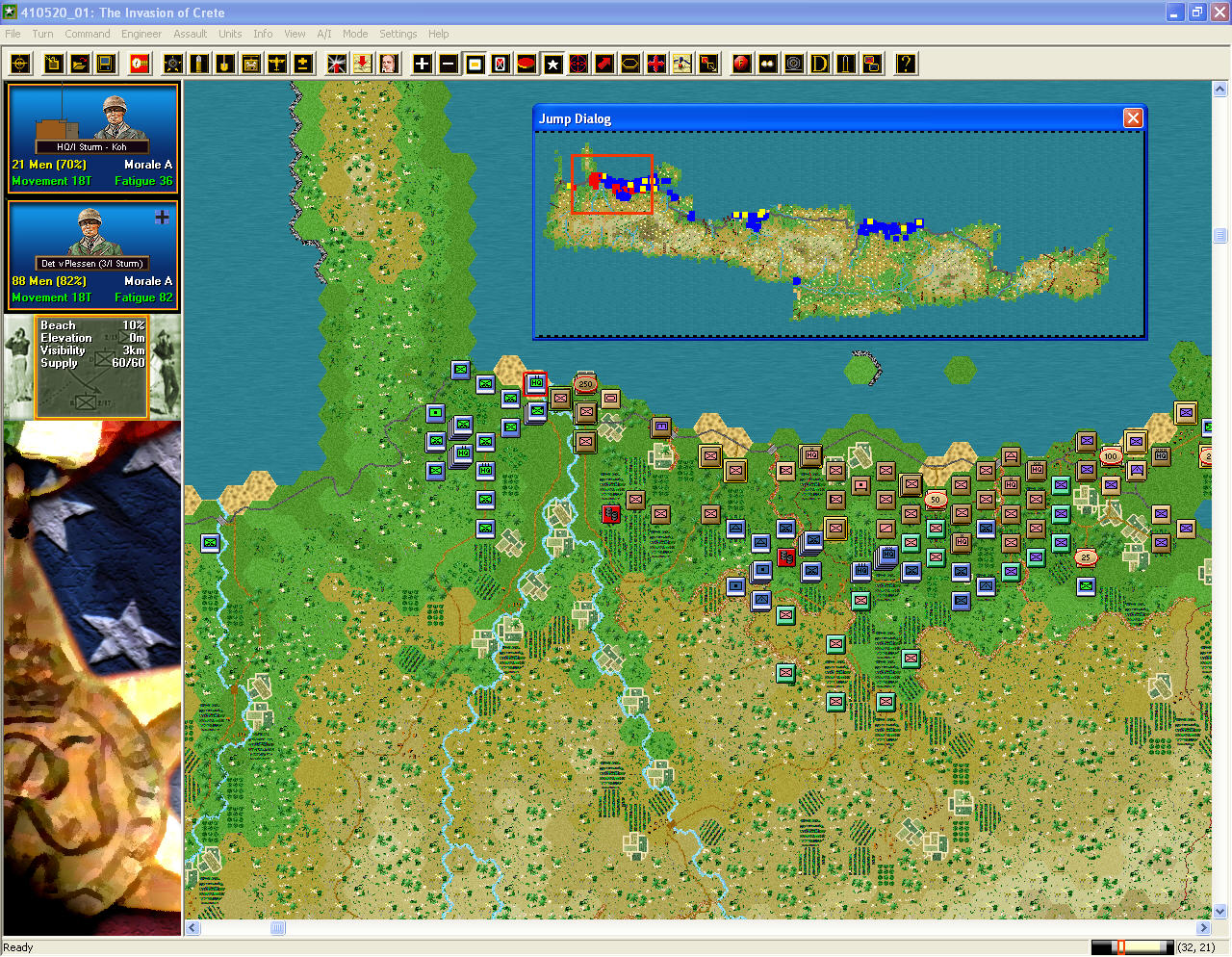 Скриншот из игры Panzer Campaigns: Salerno '43 - 2