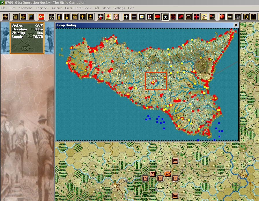 Скриншот из игры Panzer Campaigns: Sicily '43 - 2