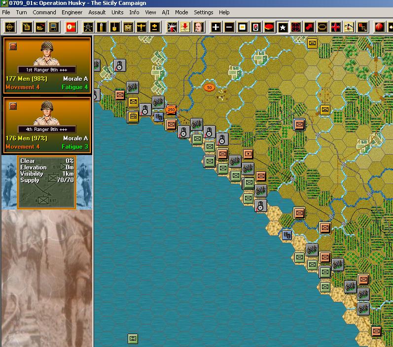 Скриншот из игры Panzer Campaigns: Sicily '43 - 3