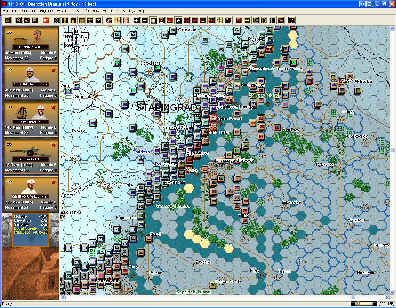 Скриншот из игры Panzer Campaigns: Stalingrad '42 - 4