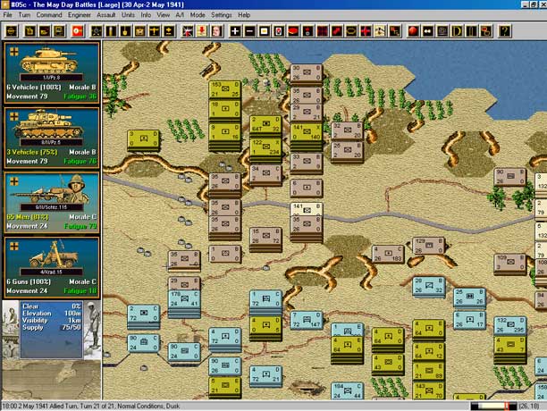 Скриншот из игры Panzer Campaigns: Tobruk '41 - 3