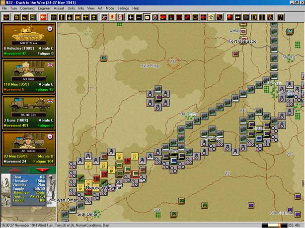 Скриншот из игры Panzer Campaigns: Tobruk '41 - 2