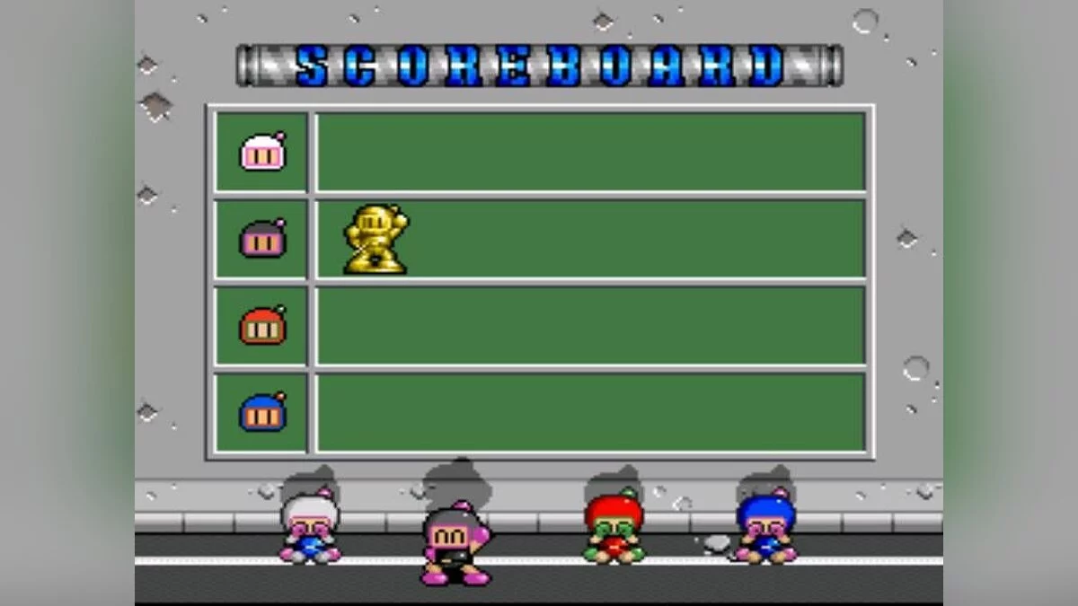 Скриншот из игры Super Bomberman 2 - 1