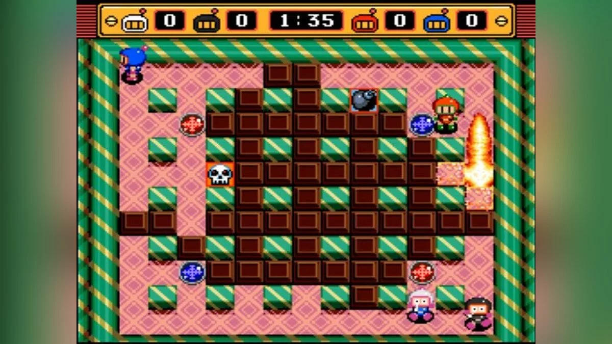 Скриншот из игры Super Bomberman 2 - 8