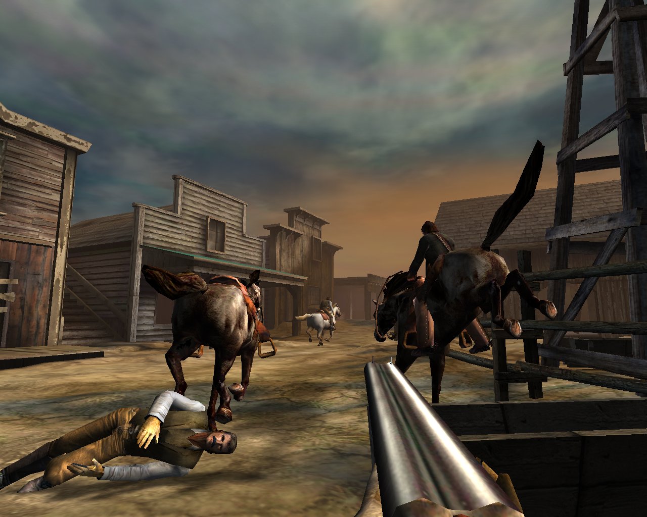 Скриншот из игры Dead Man's Hand - 1