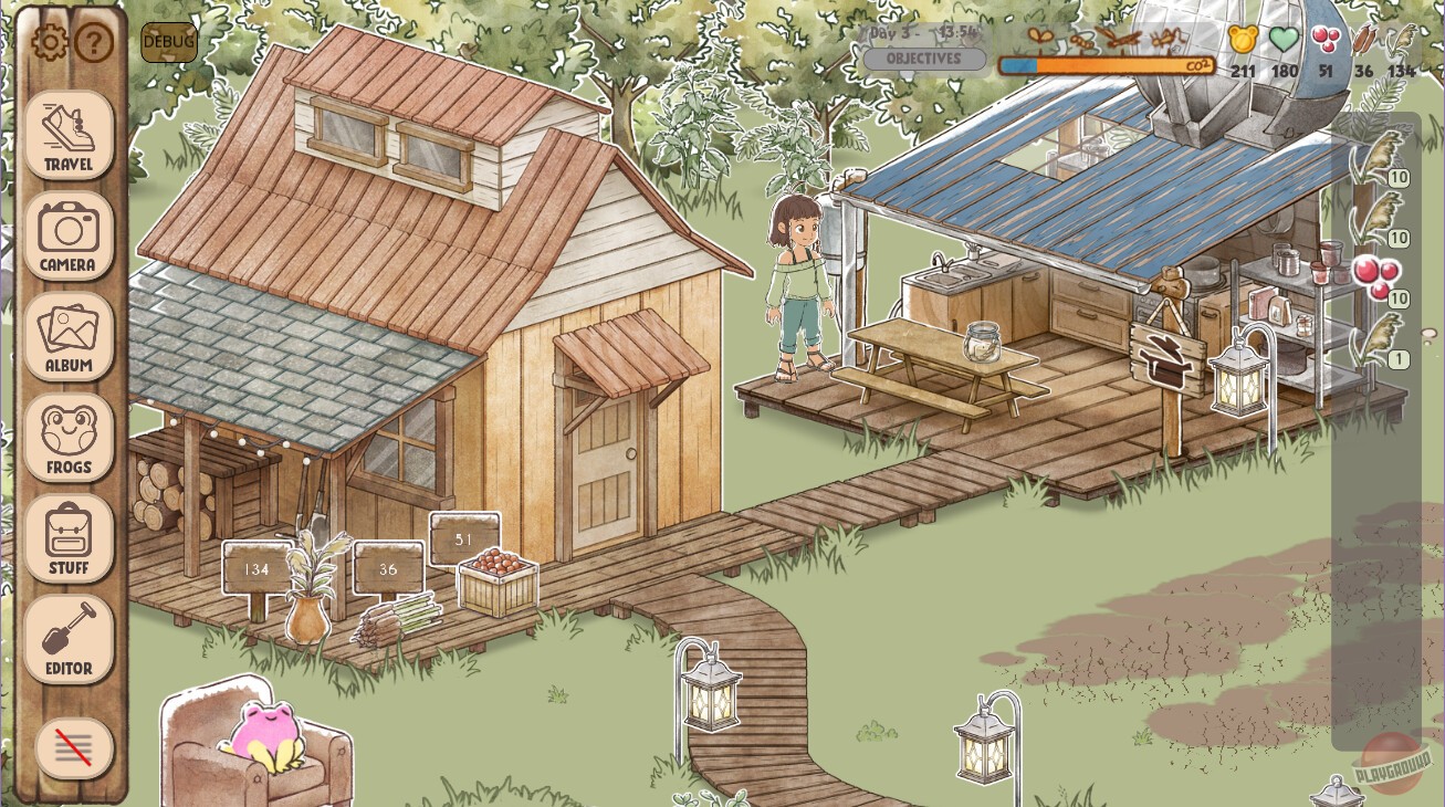 Скриншот из игры Kamaeru: A Frog Refuge - 1