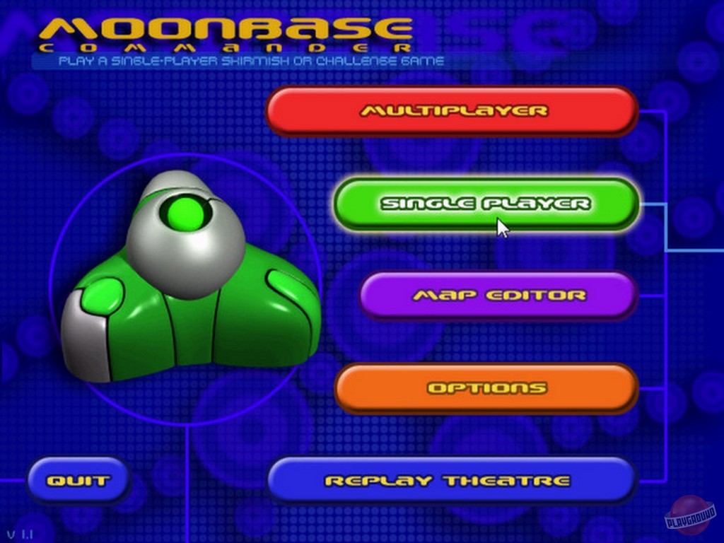 Скриншот из игры Moonbase Commander - 9
