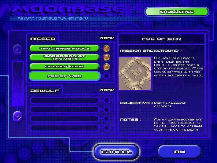 Скриншот из игры Moonbase Commander - 30