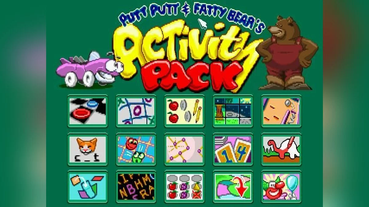 Скриншот из игры Putt-Putt and Fatty Bear's Activity Pack - 4