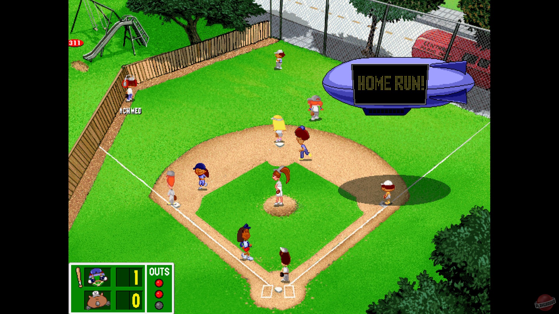 Скриншот из игры Backyard Baseball - 7