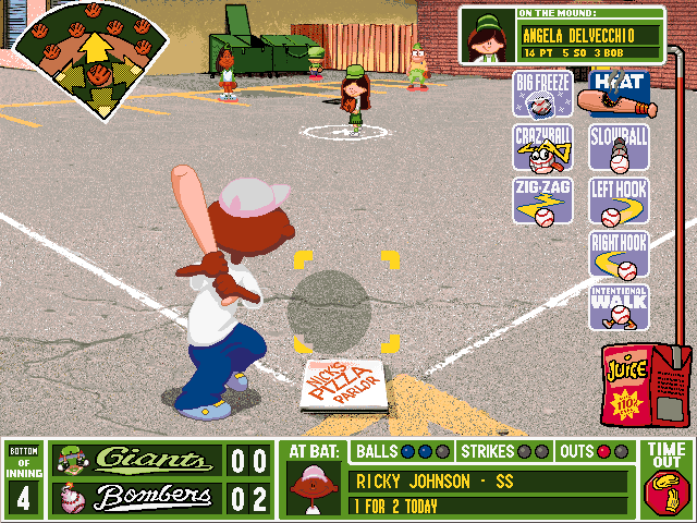 Скриншот из игры Backyard Baseball - 9