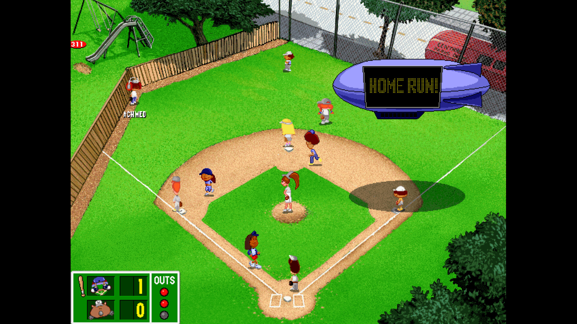 Скриншот из игры Backyard Baseball - 6
