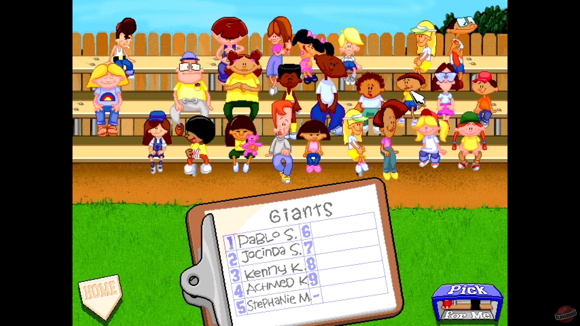 Скриншот из игры Backyard Baseball - 13