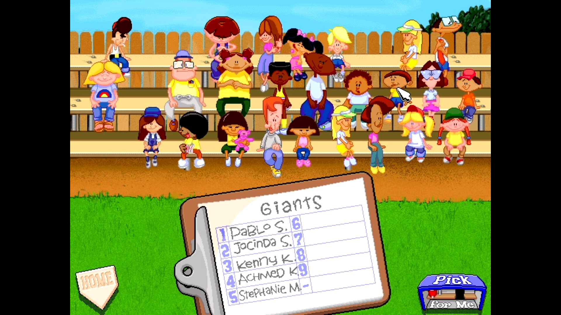 Скриншот из игры Backyard Baseball - 12