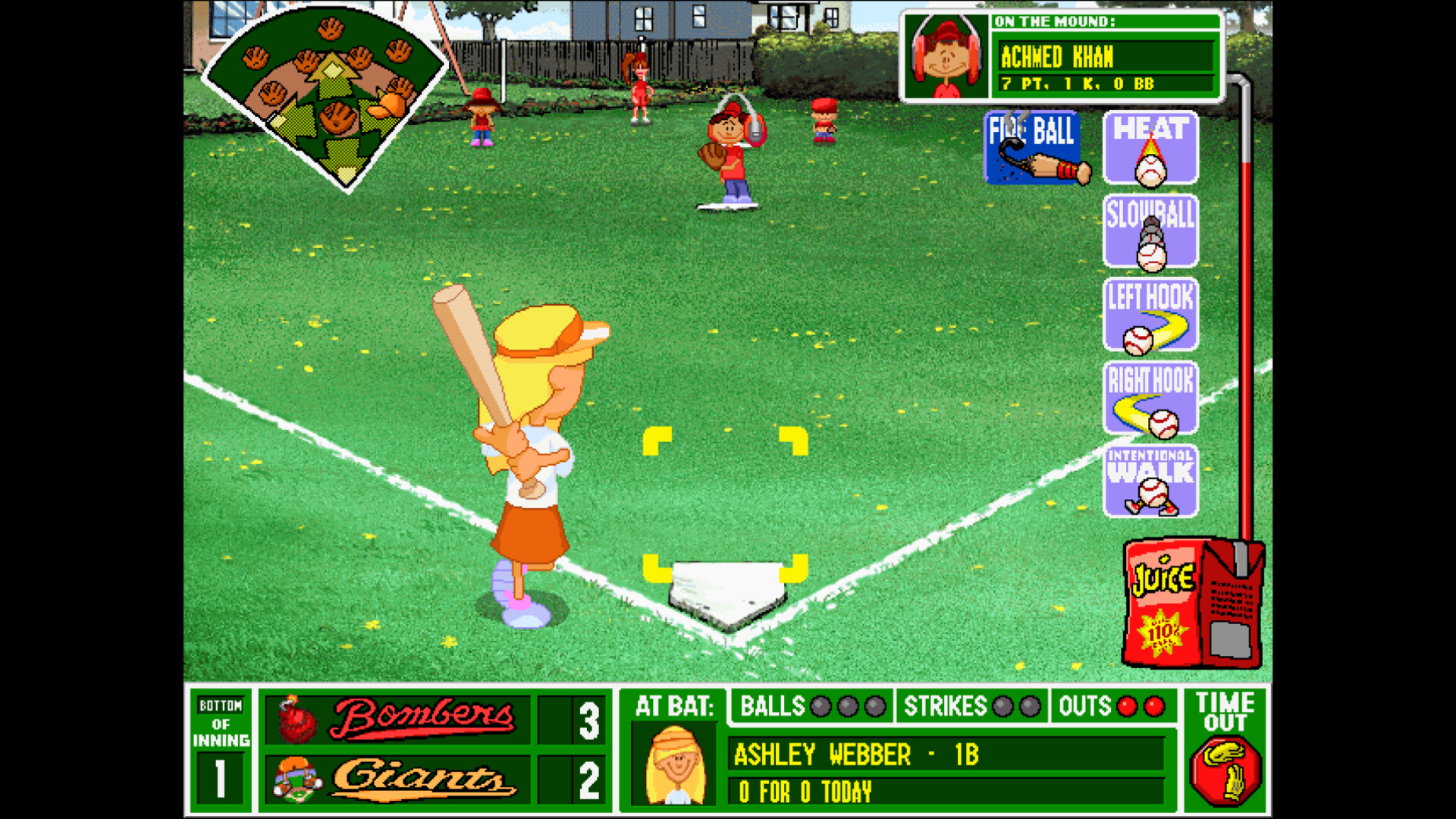 Скриншот из игры Backyard Baseball - 2