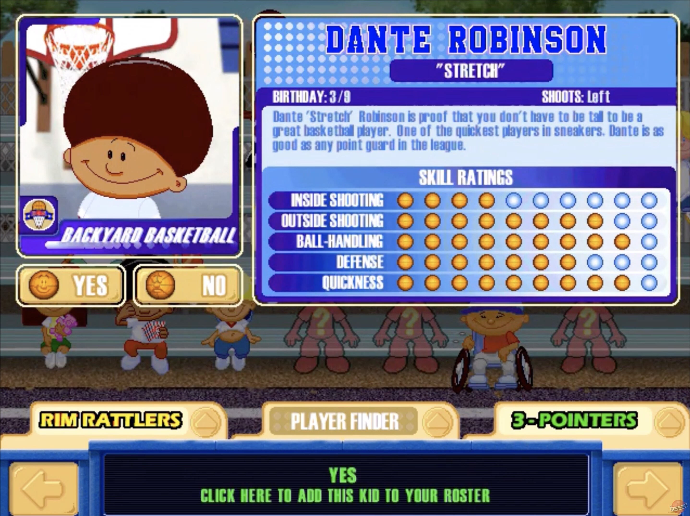 Скриншот из игры Backyard Basketball - 6