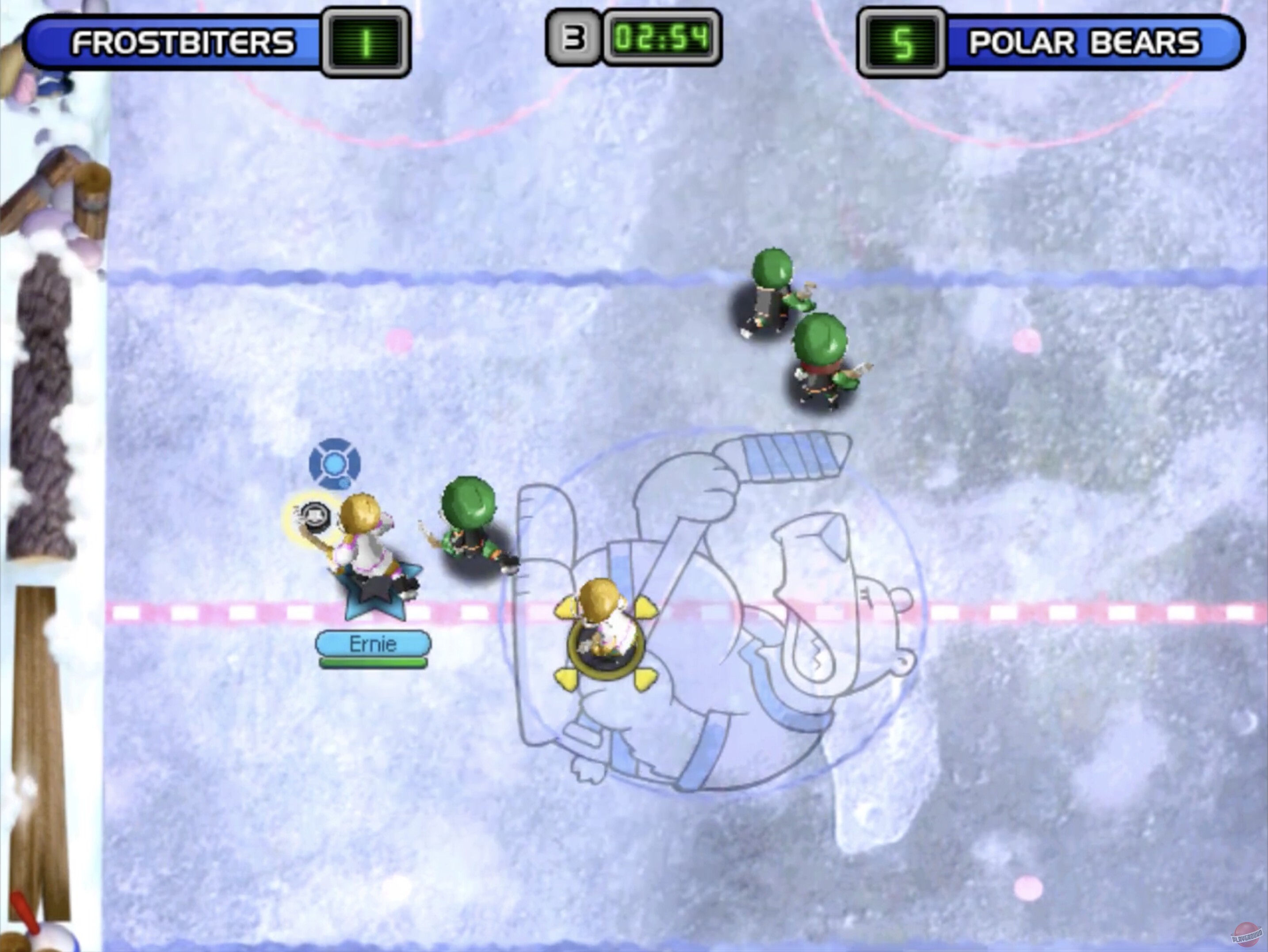 Скриншот из игры Backyard Hockey '02 - 1