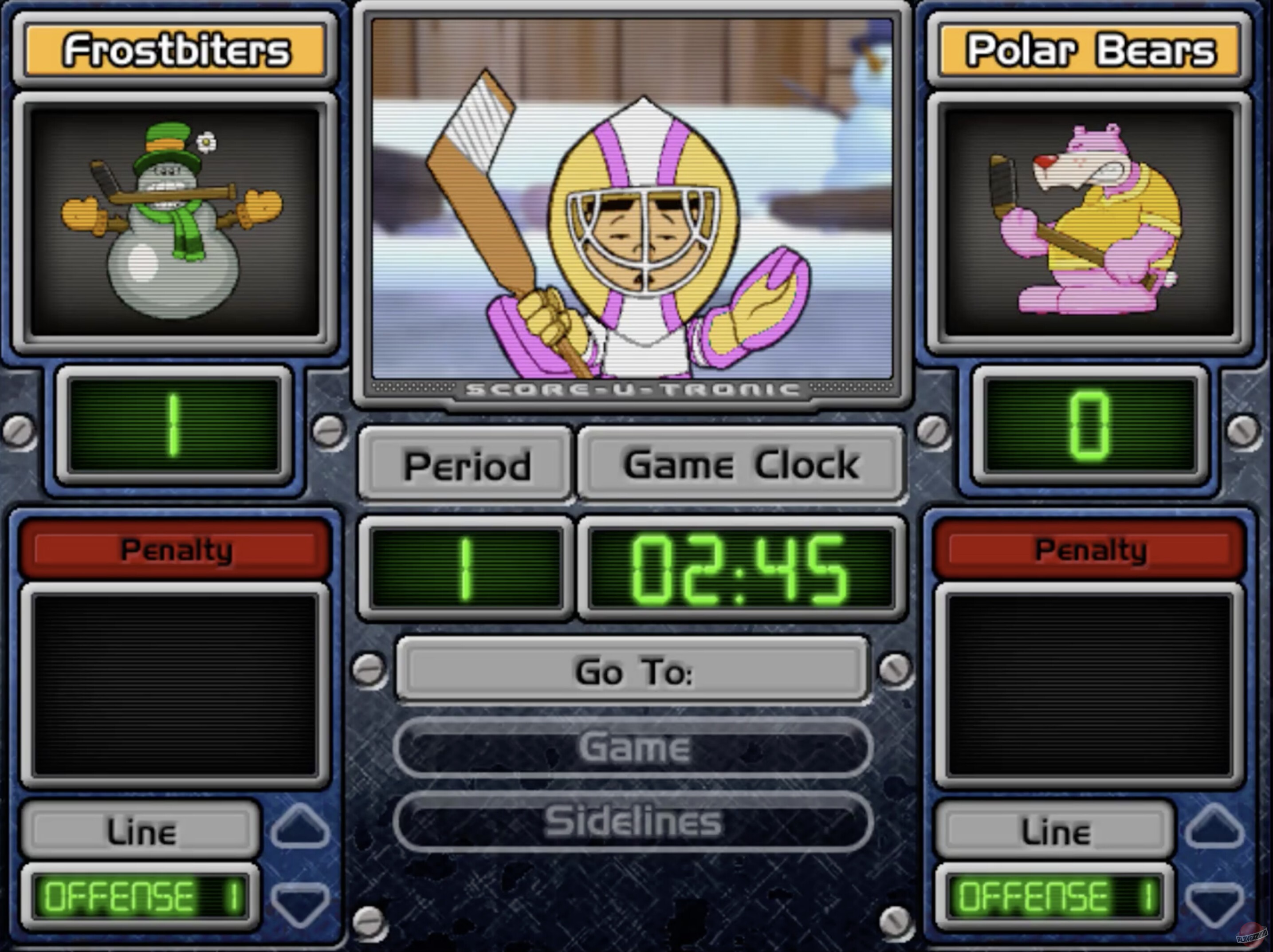 Скриншот из игры Backyard Hockey '02 - 4