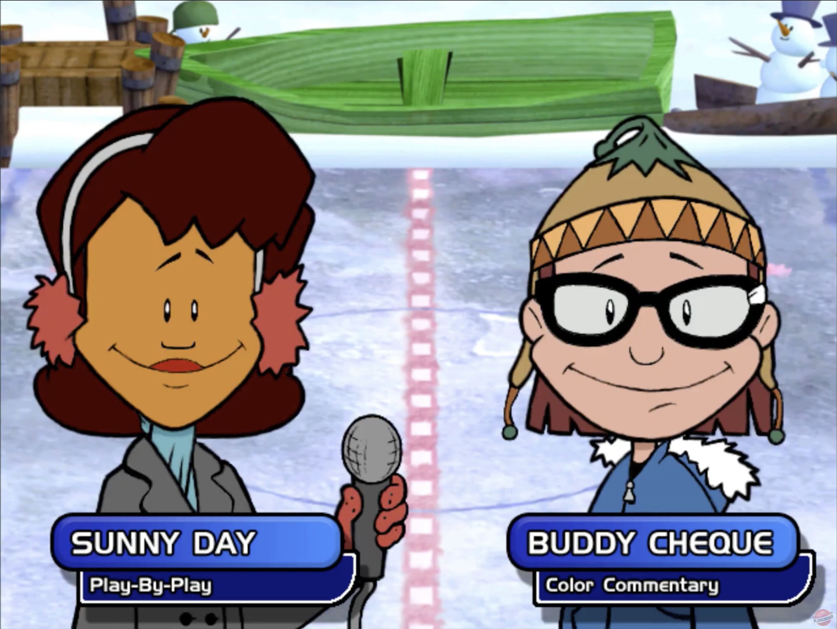 Скриншот из игры Backyard Hockey '02 - 8