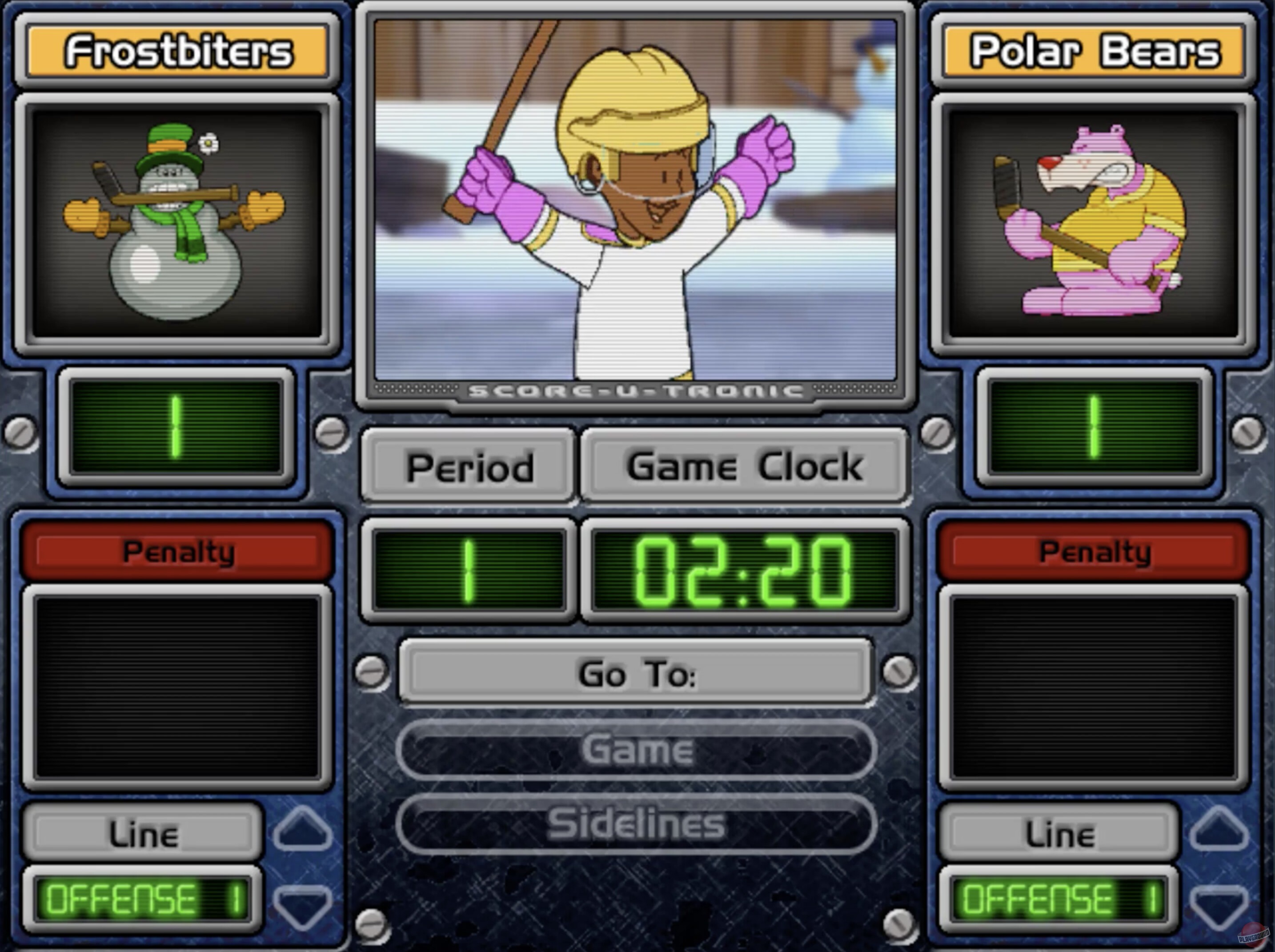 Скриншот из игры Backyard Hockey '02 - 5