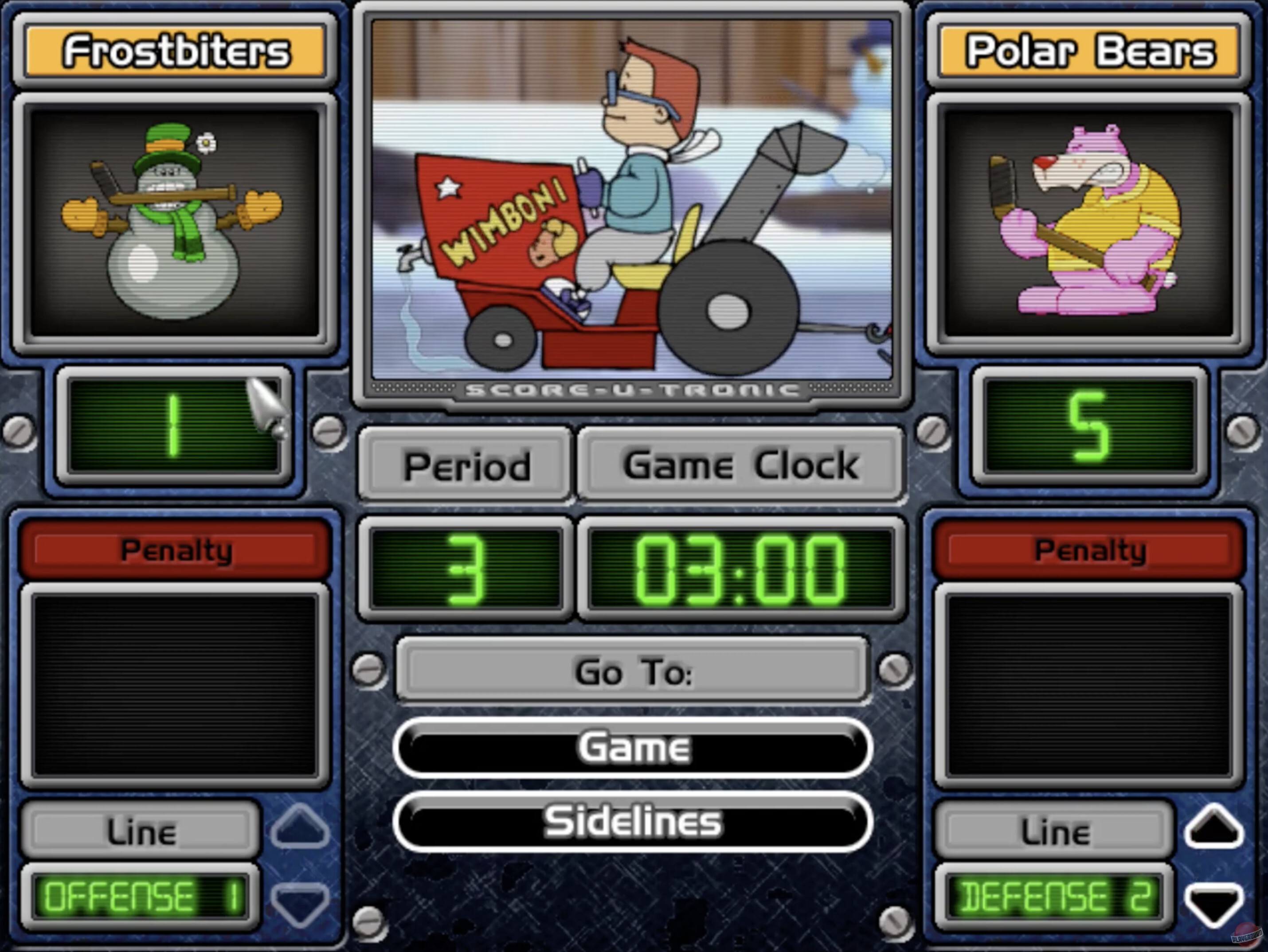 Скриншот из игры Backyard Hockey '02 - 6