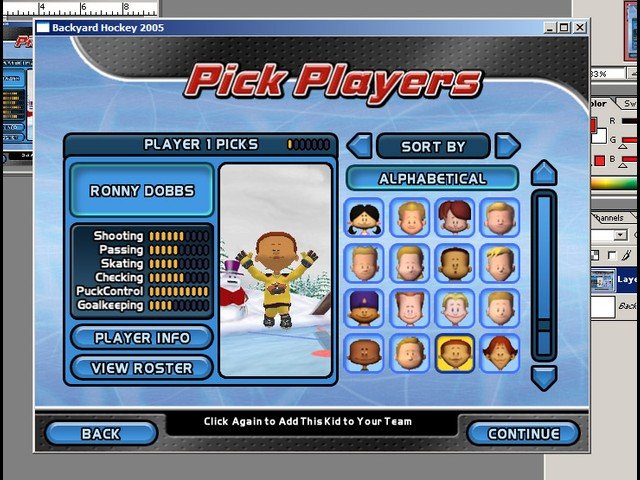 Скриншот из игры Backyard Hockey 2005 - 15