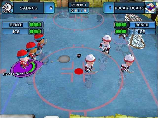 Скриншот из игры Backyard Hockey 2005 - 7