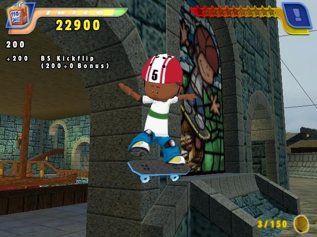 Скриншот из игры Backyard Skateboarding - 1