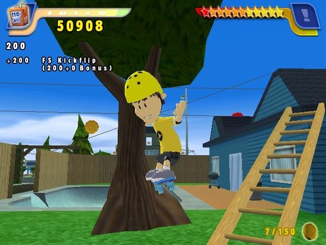 Скриншот из игры Backyard Skateboarding - 4