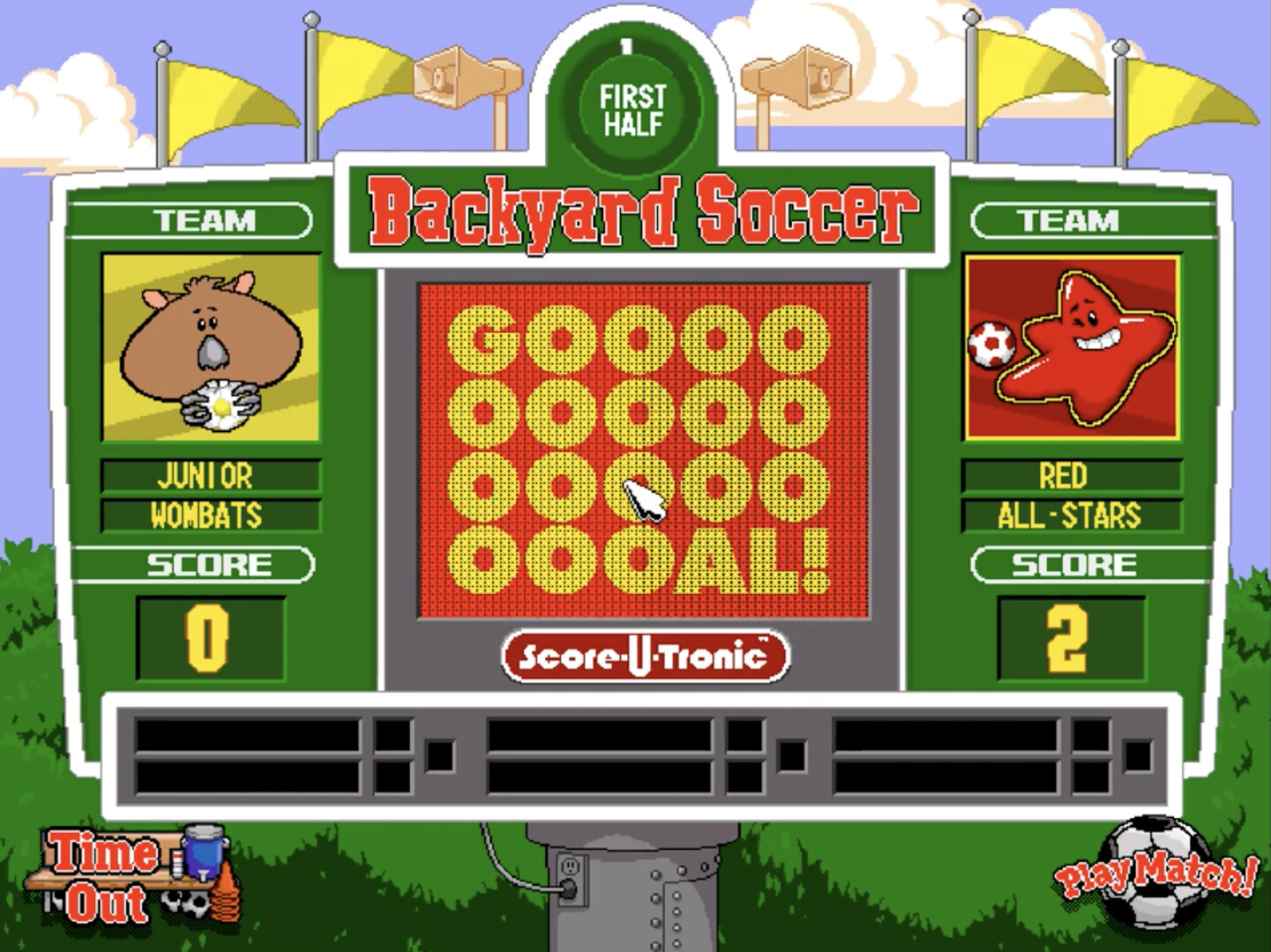 Скриншот из игры Backyard Soccer - 15