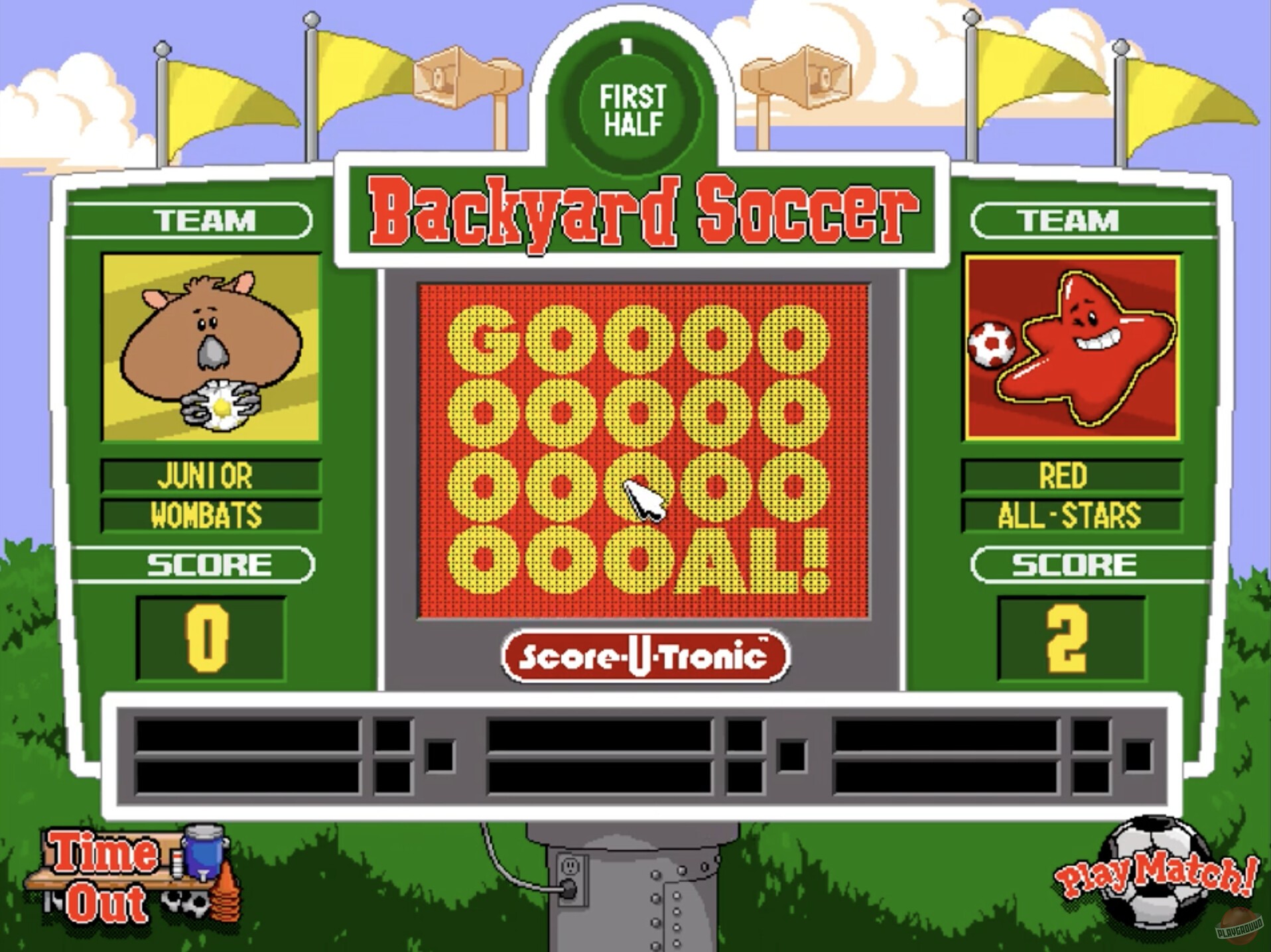 Скриншот из игры Backyard Soccer - 22