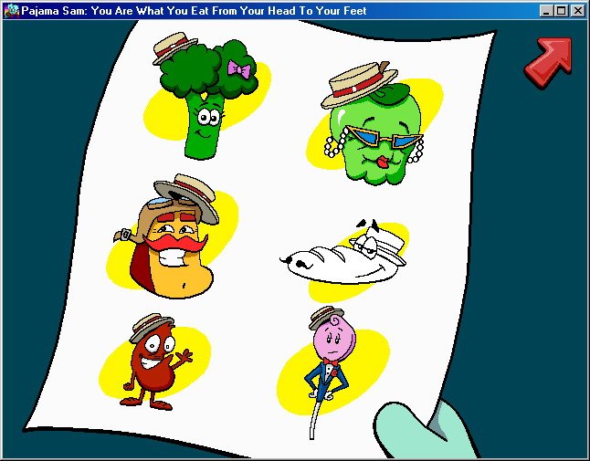 Скриншот из игры Pajama Sam 3: You Are What You Eat From Your Head To Your Feet - 19