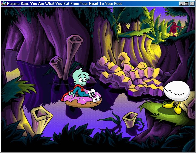 Скриншот из игры Pajama Sam 3: You Are What You Eat From Your Head To Your Feet - 1