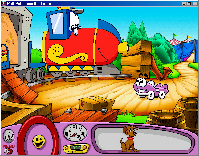 Скриншот из игры Putt-Putt Enters the Race - 7